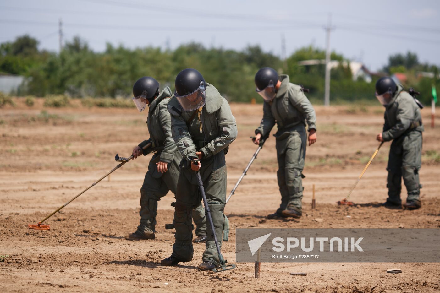 Safe Route exercise involving combat engineer units