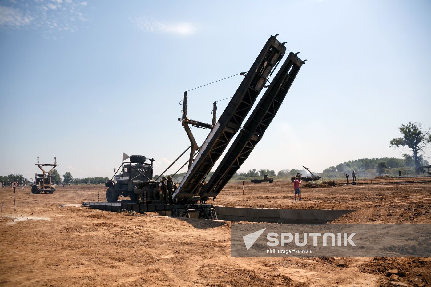 Safe Route exercise involving combat engineer units
