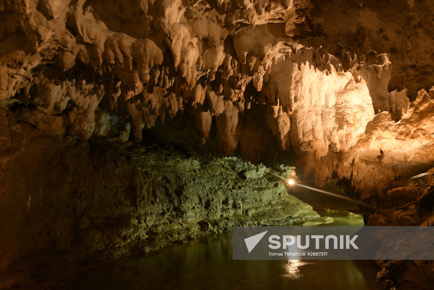 Abkhazia's landmark - Cave Abrskila