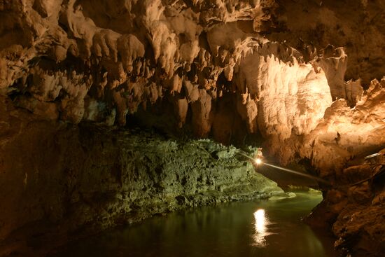 Abkhazia's landmark - Cave Abrskila