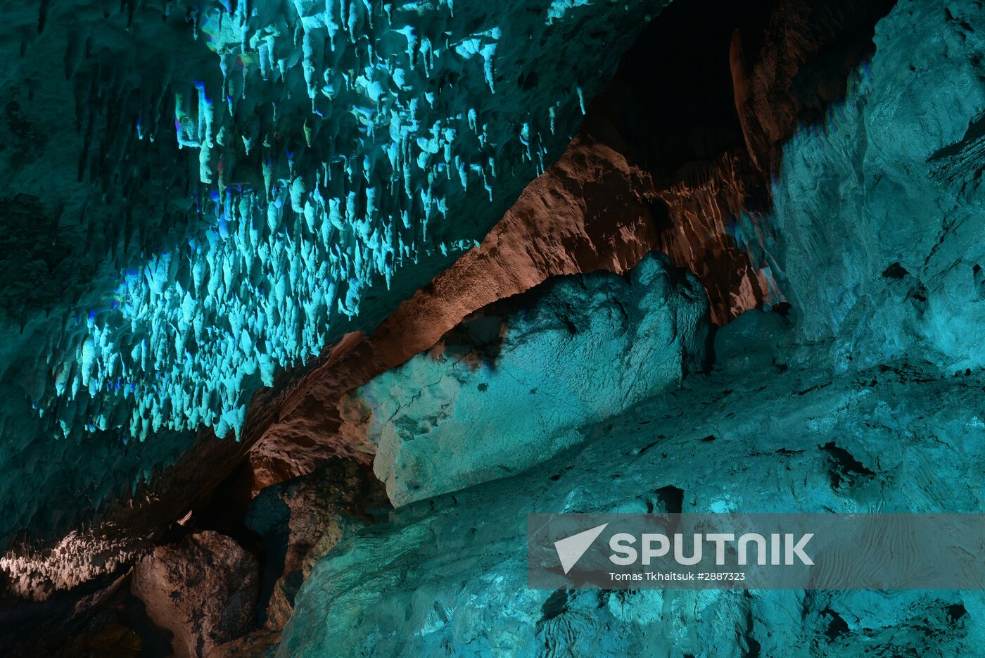 Abkhazia's landmark - Cave Abrskila