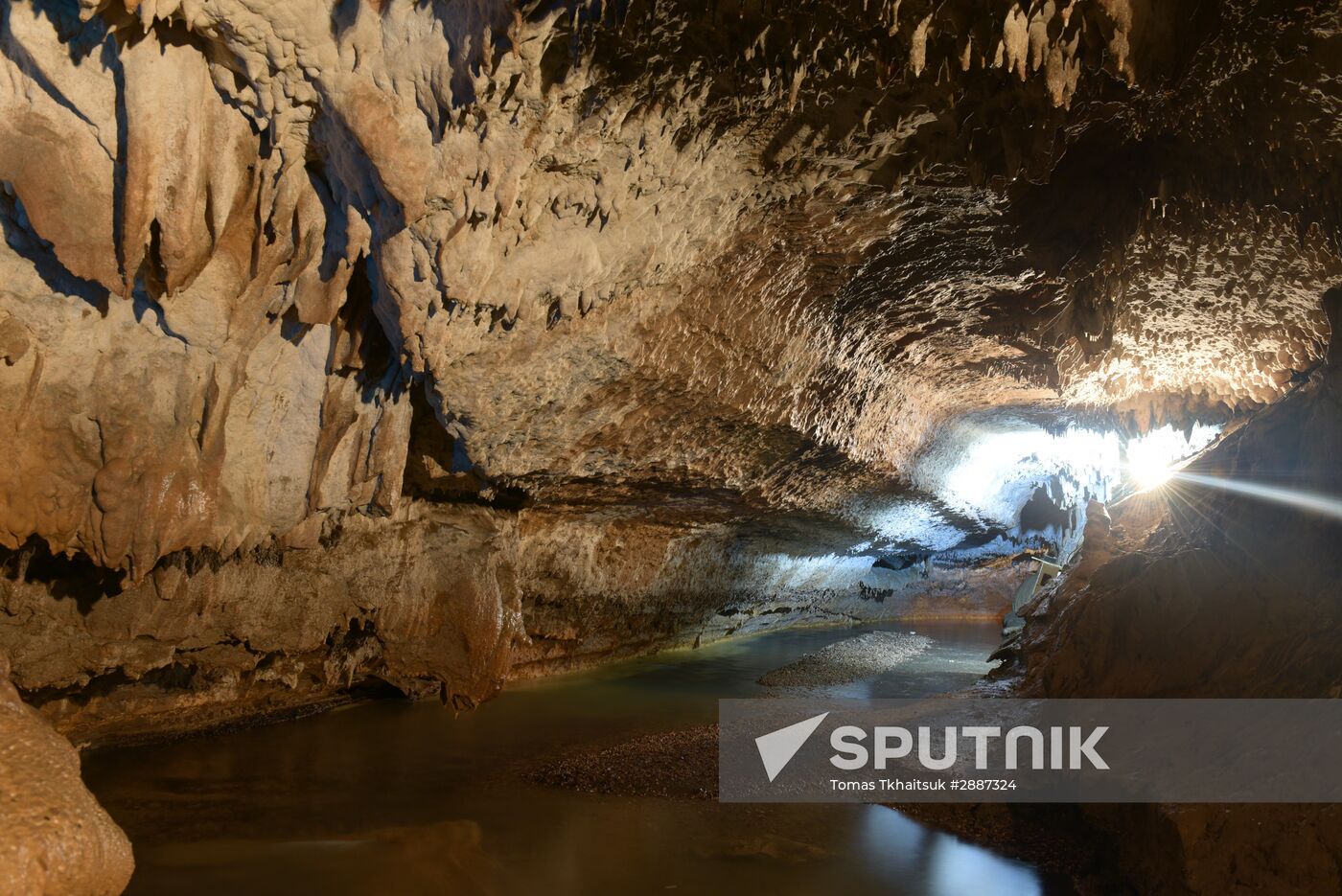 Abkhazia's landmark - Cave Abrskila