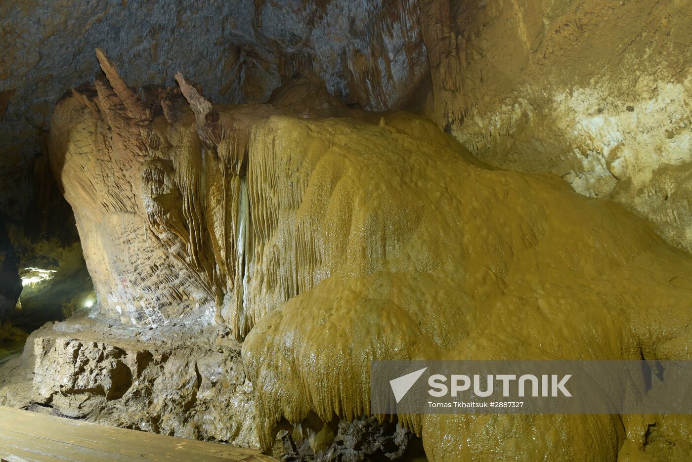 Abkhazia's landmark - Cave Abrskila