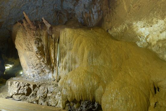 Abkhazia's landmark - Cave Abrskila