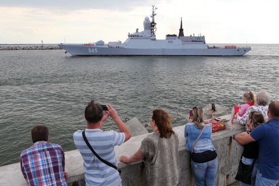 Boiky and Stoiky corvettes return to Baltiysk