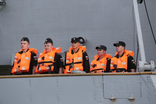 Boiky and Stoiky corvettes return to Baltiysk