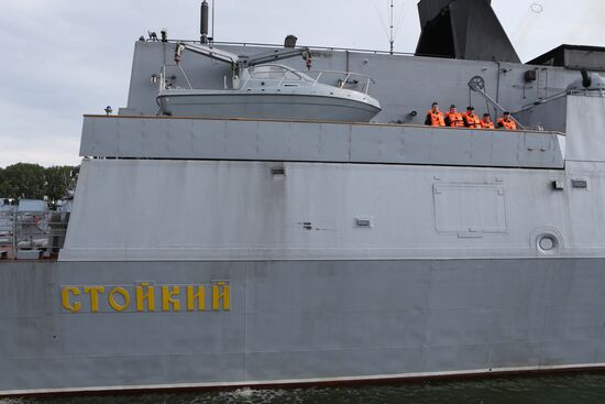 Boiky and Stoiky corvettes return to Baltiisk