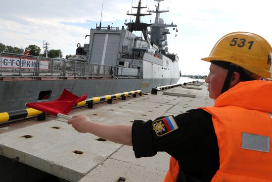 Boiky and Stoiky corvettes return to Baltiysk