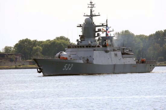 Boiky and Stoiky corvettes return to Baltiysk