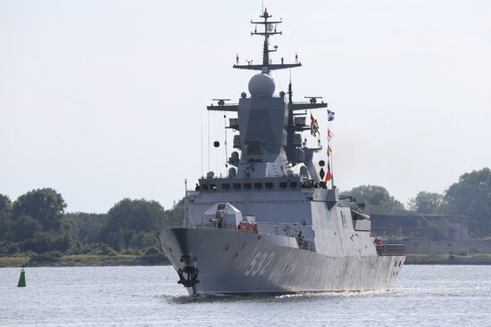 Boiky and Stoiky corvettes return to Baltiysk