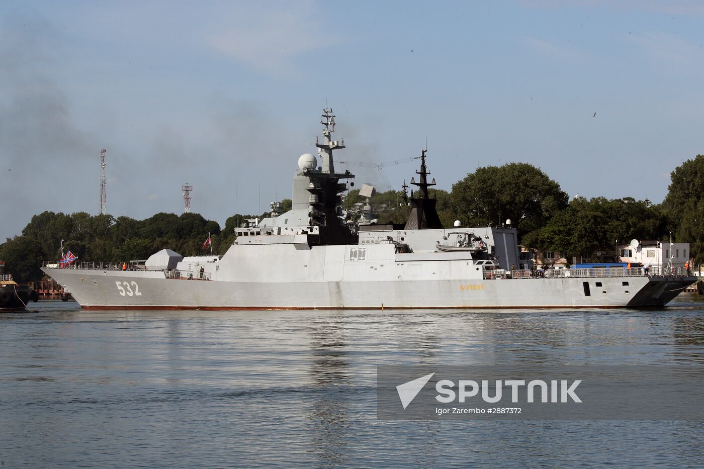 Boiky and Stoiky corvettes return to Baltiysk