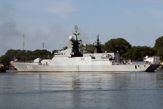 Boiky and Stoiky corvettes return to Baltiysk