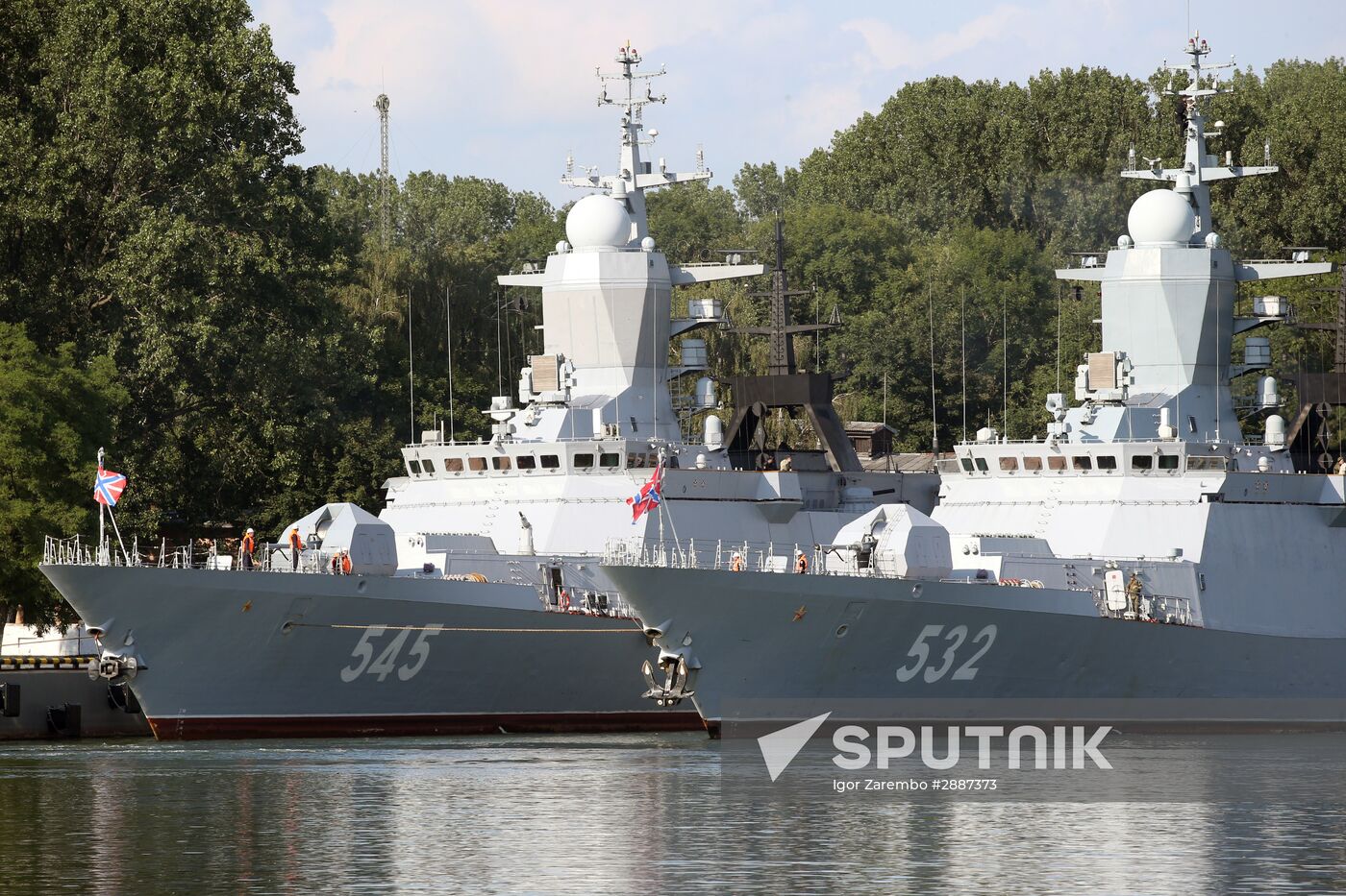 Boiky and Stoiky corvettes return to Baltiysk