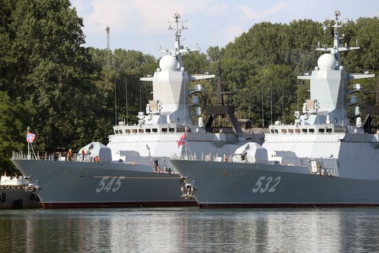 Boiky and Stoiky corvettes return to Baltiysk
