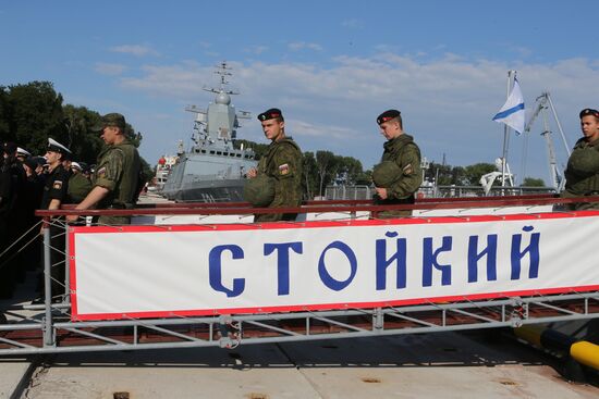 Boiky and Stoiky corvettes return to Baltiysk
