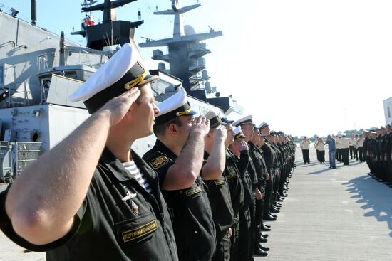 Boiky and Stoiky corvettes return to Baltiysk