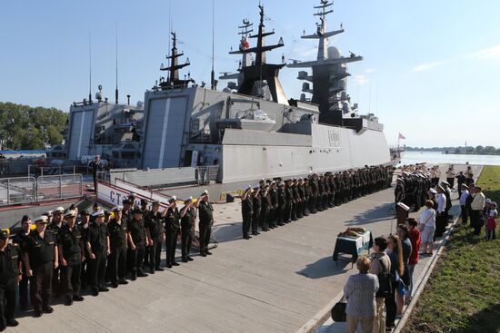 Boiky and Stoiky corvettes return to Baltiysk