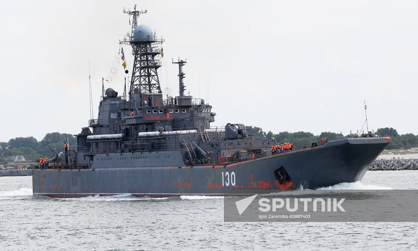 Baltic Fleet ships in Kaliningrad