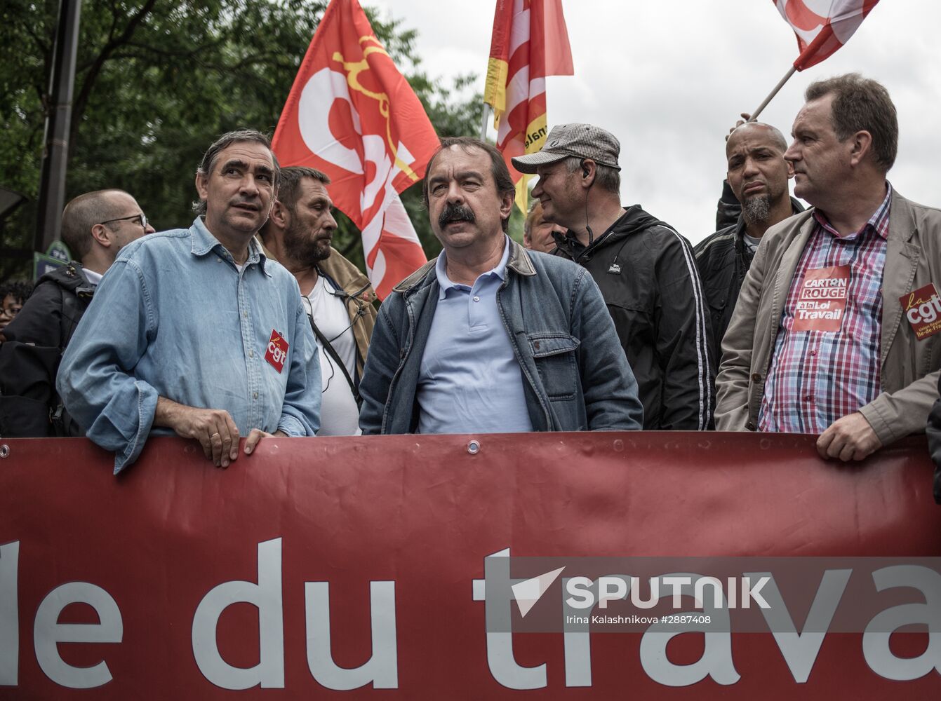 Protests against new labor law in Paris