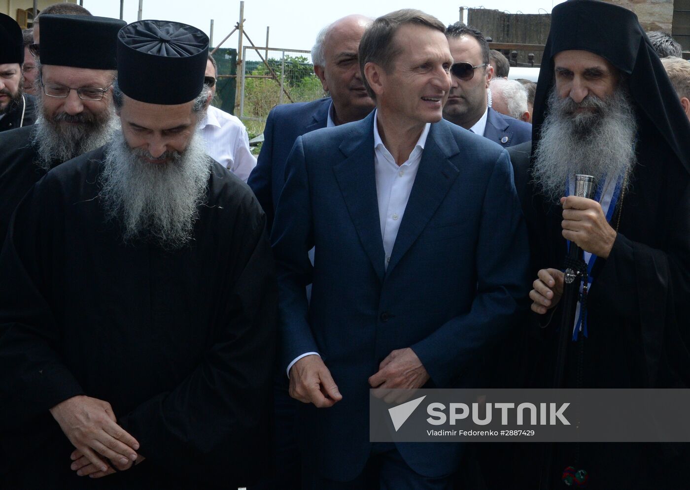 Russian State Duma Speaker Sergei Naryshkin visits Greece