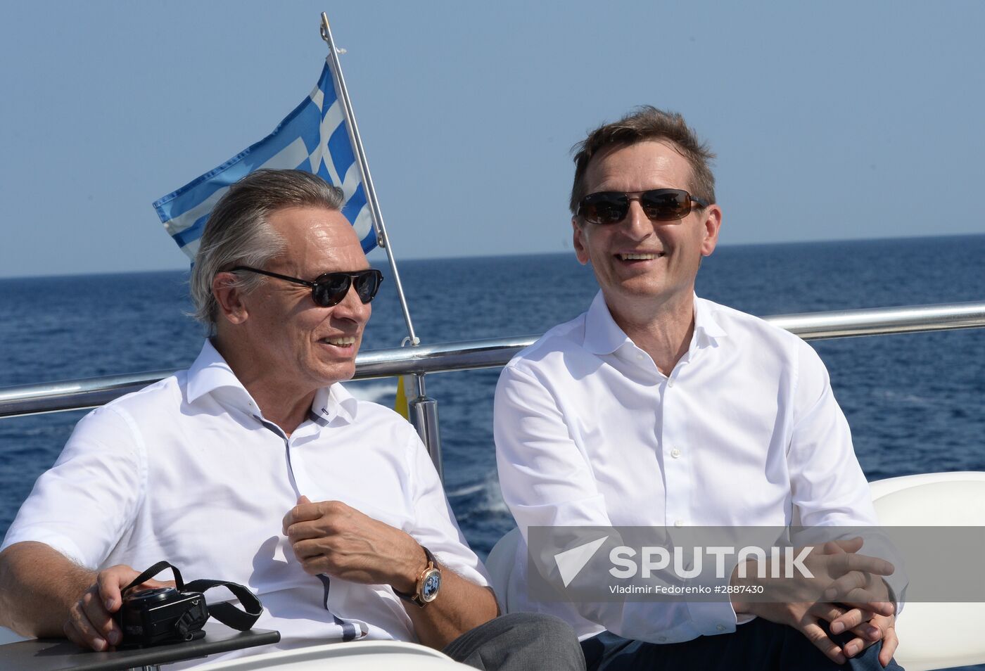 Russian State Duma Speaker Sergei Naryshkin visits Greece