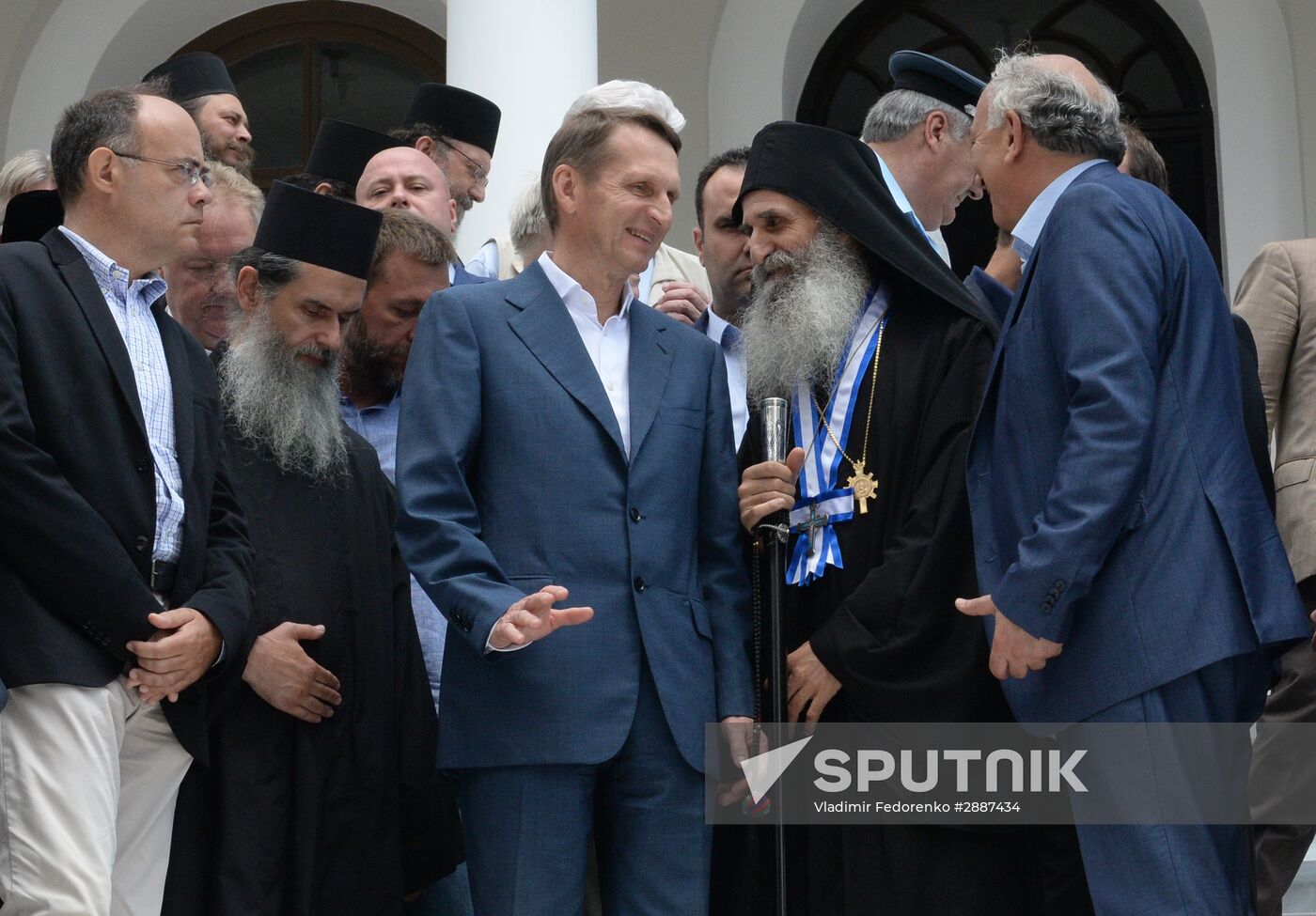 Russian State Duma Speaker Sergei Naryshkin visits Greece