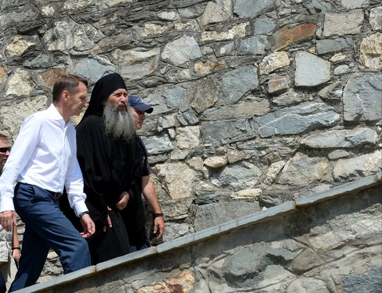 Russian State Duma Speaker Sergei Naryshkin visits Greece