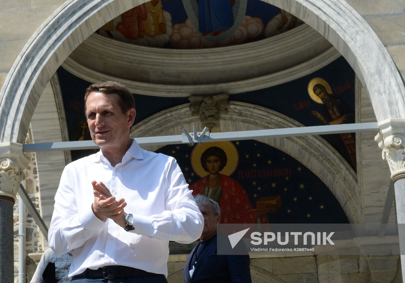 Russian State Duma Speaker Sergei Naryshkin visits Greece