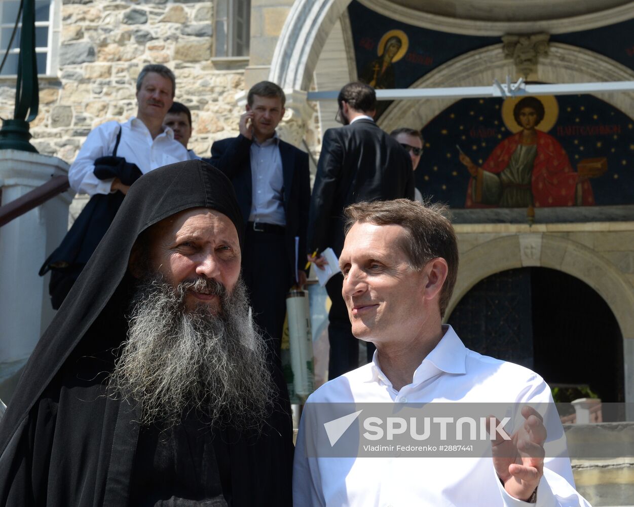 Russian State Duma Speaker Sergei Naryshkin visits Greece