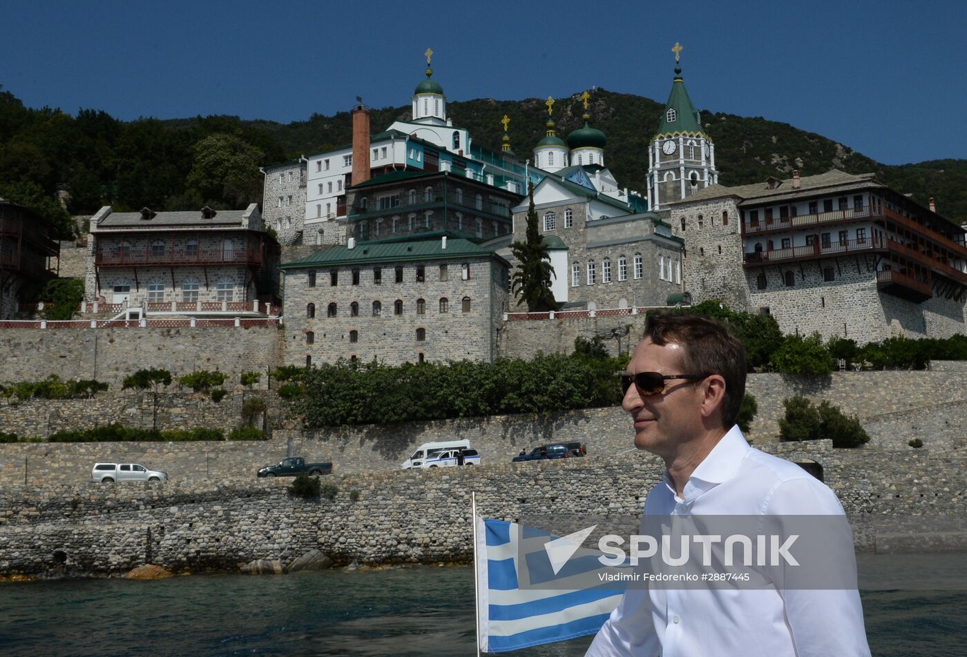 Russian State Duma Speaker Sergei Naryshkin visits Greece