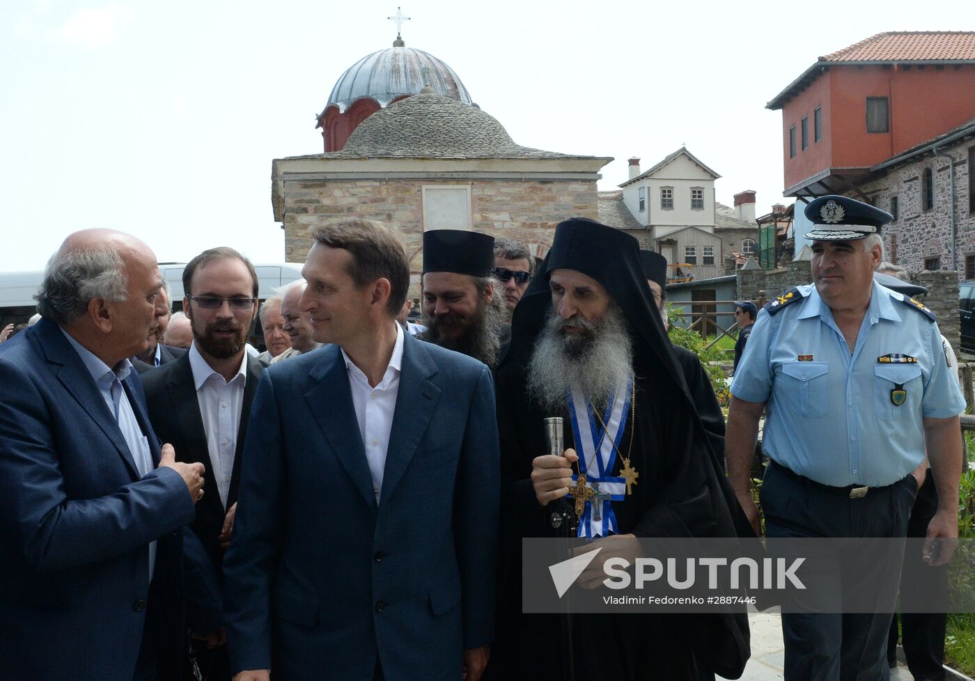 Russian State Duma Speaker Sergei Naryshkin visits Greece