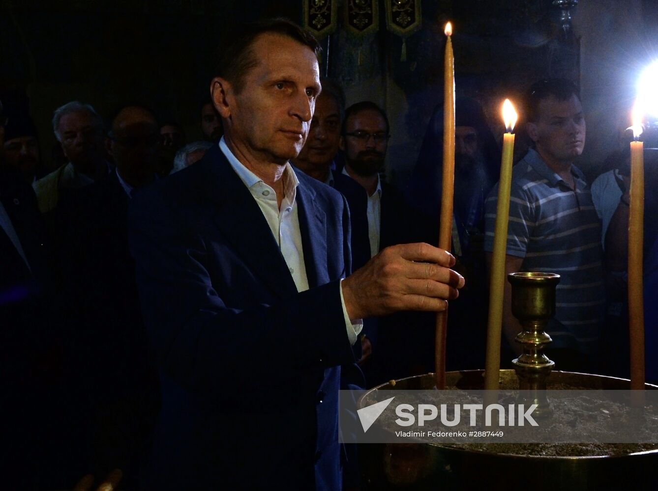 Russian State Duma Speaker Sergei Naryshkin visits Greece
