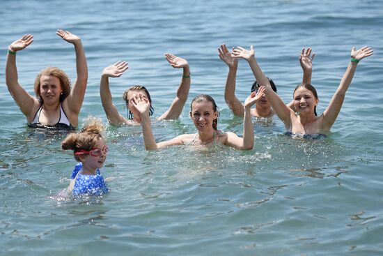 Russian Foreign Affairs Ministry Spokesperson Maria Zakharova visits Artek camp