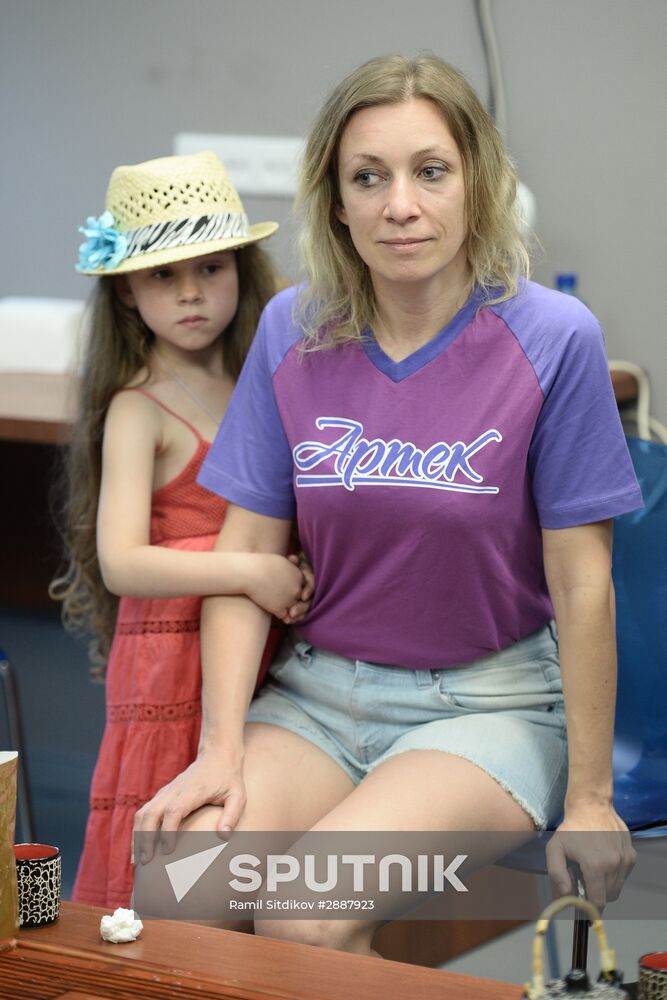 Russian Foreign Ministry Spokesperson Maria Zakharova visits Artek children center
