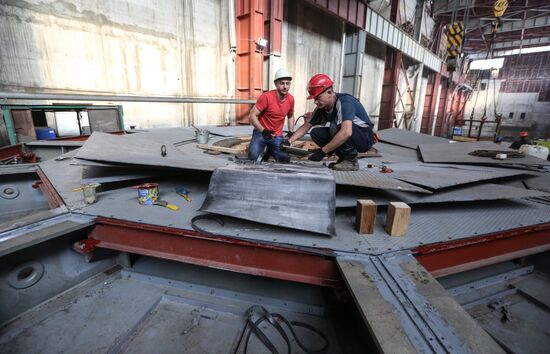 Construction of Lower Bureya hydro power plant