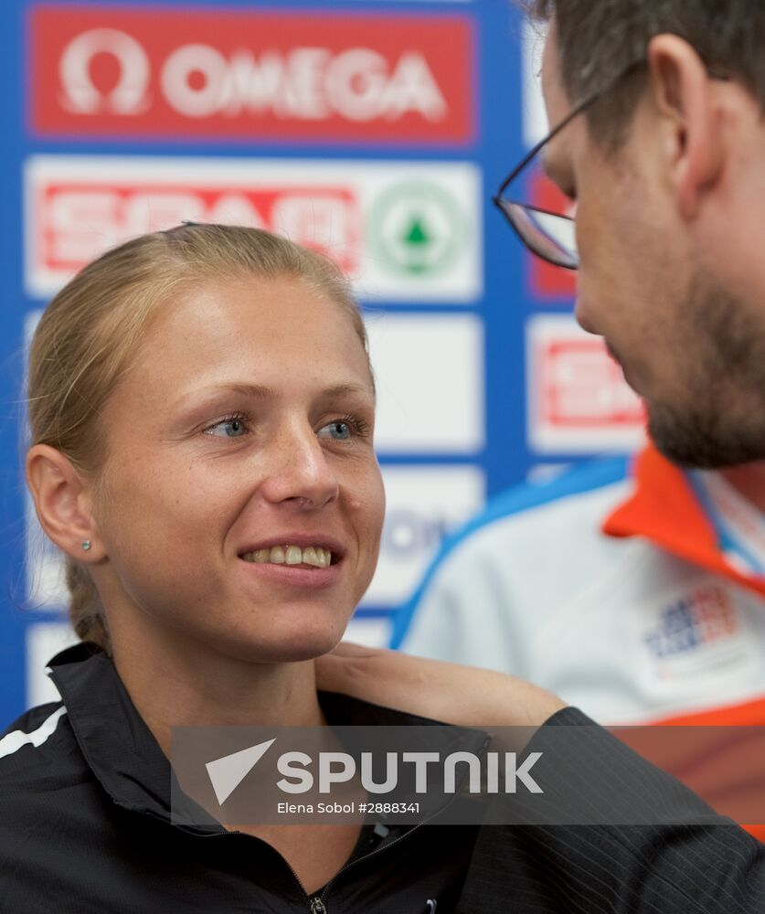 Russian sprinter Yulia Stepanova takes part in 2016 European Athletics Championships