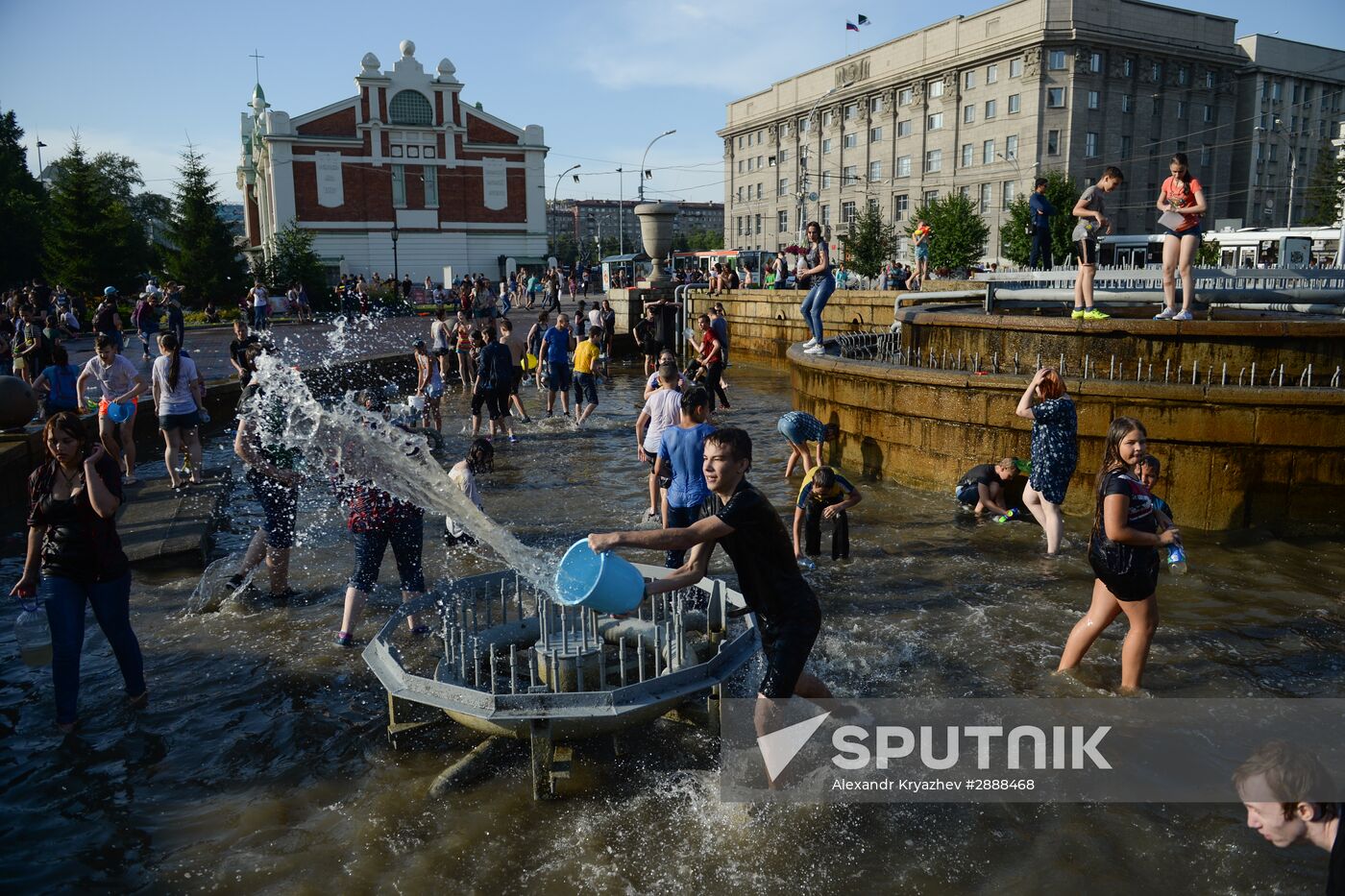Ivan Kupala Day celebrations in Novosibirsk