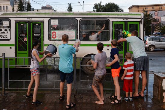 Ivan Kupala Day celebrations in Novosibirsk