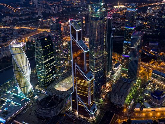 Moscow City business cener