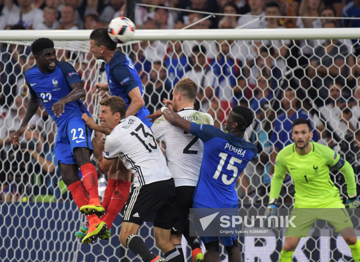 UEFA Euro 2016. Germany vs. France