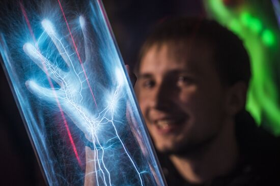 Celebration of the 160th anniversary of Nikola Tesla's birthday in Moscow