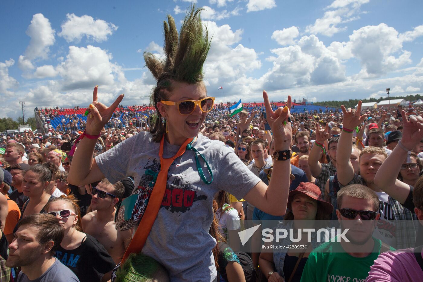 Nashestviye 2016 music festival. Day Two