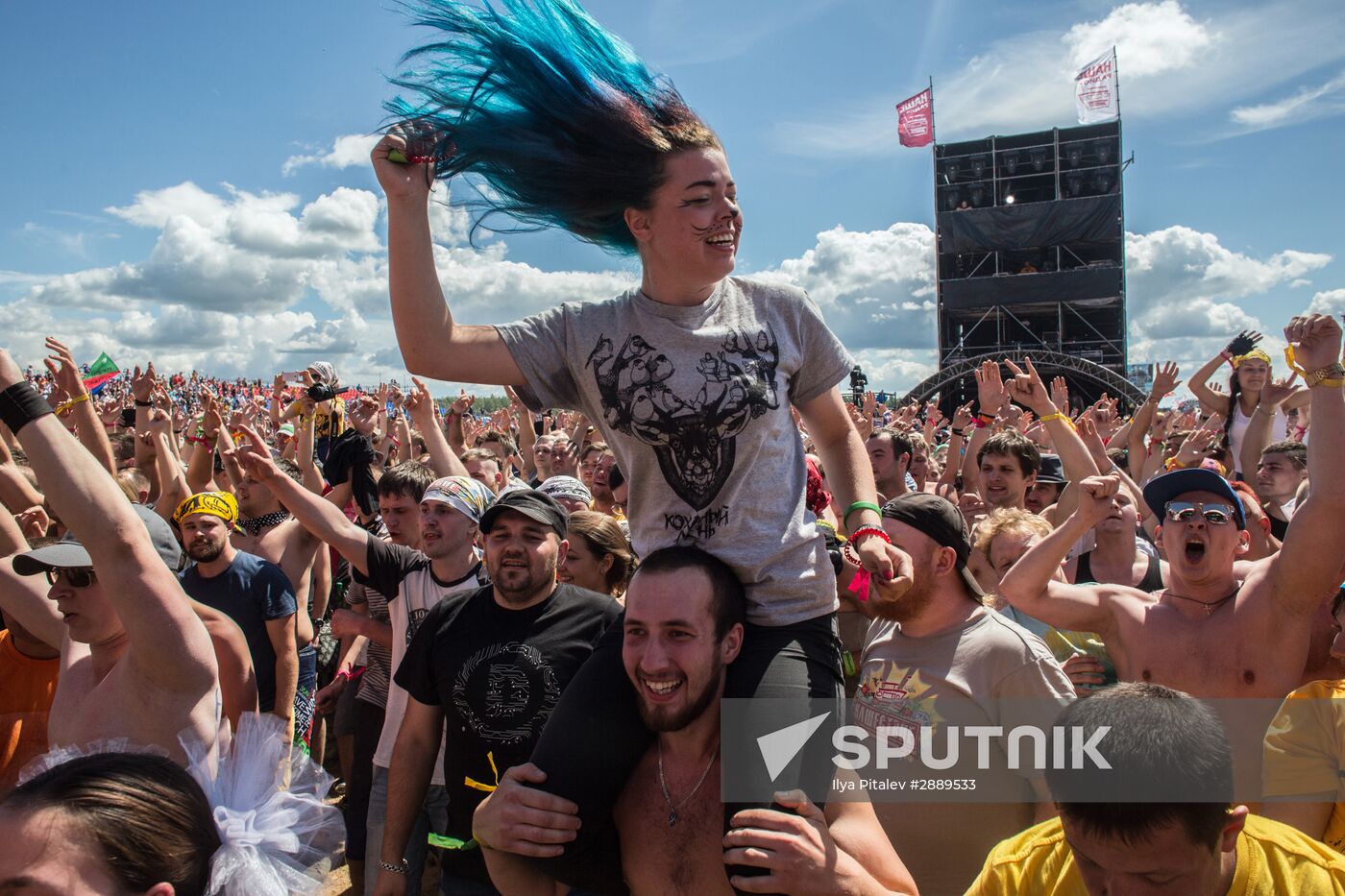 Nashestviye 2016 music festival. Day Two