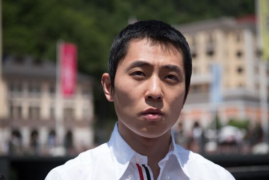 Short track speed skater Viktor Ahn receives star on Walk of Fame