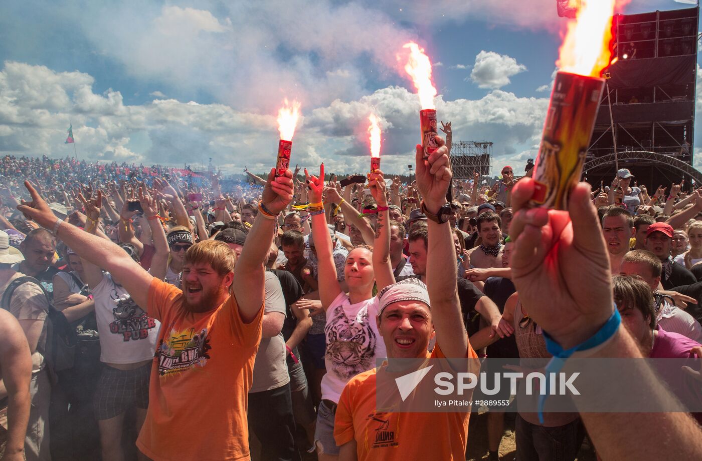 Nashestviye 2016 music festival. Day Two