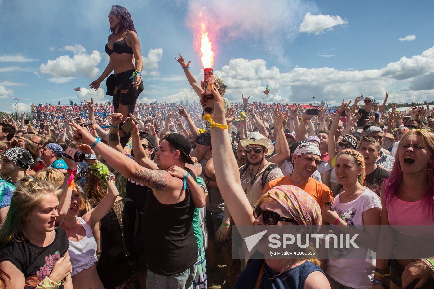 Nashestviye 2016 music festival. Day Two