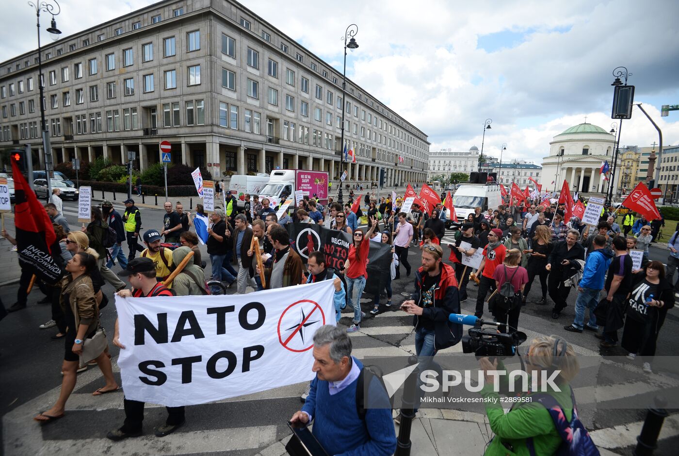 Protests against NATO summit