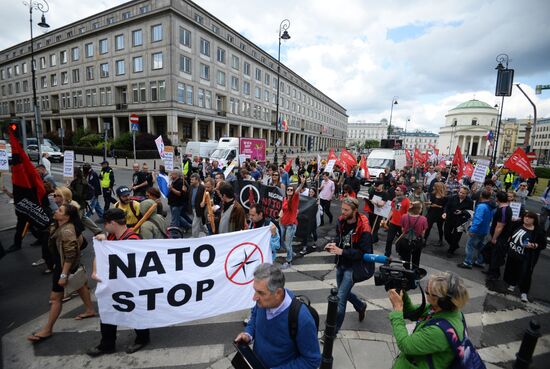 Protests against NATO summit