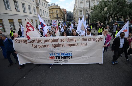 Protests against NATO summit