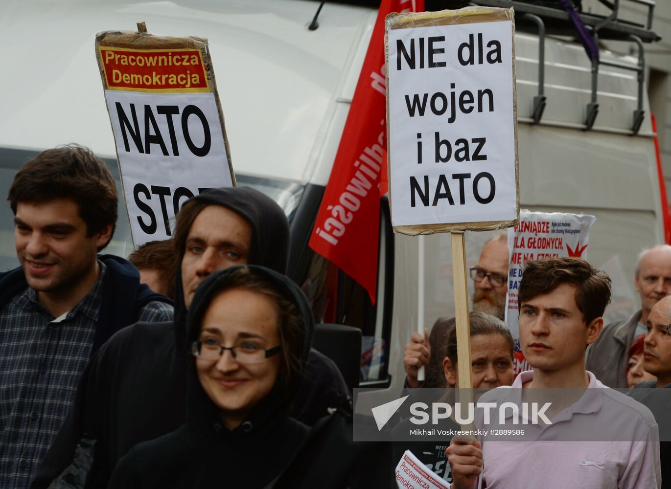 Protests against NATO summit